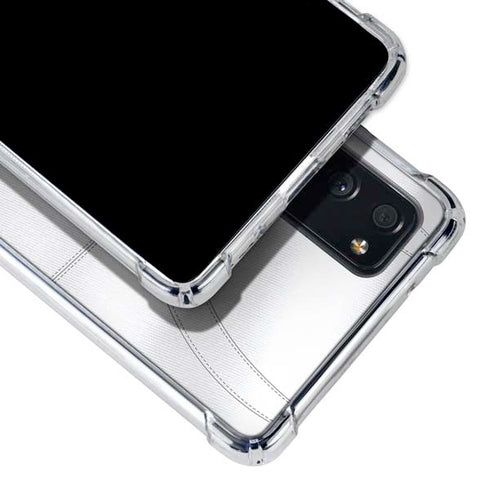 University of Michigan White Jersey Galaxy S20 FE Clear Case